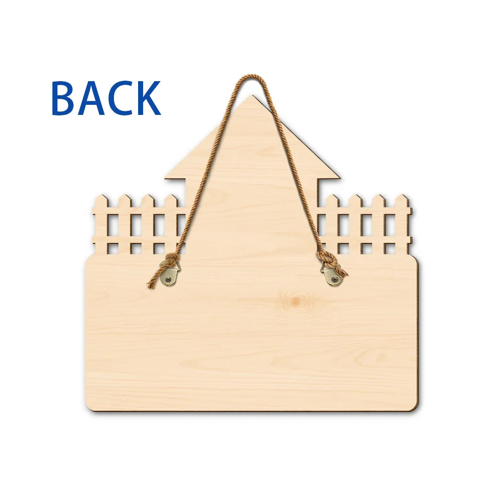 No Soliciting Protective Dogs On Guard - Personalized Custom Shaped Wood Sign