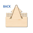 No Soliciting Protective Dogs On Guard - Personalized Custom Shaped Wood Sign