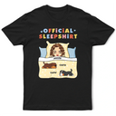 Official Sleepshirt Dog Mom Dog Dad - Personalized T Shirt