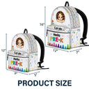 Hello School - Personalized Canvas Backpack