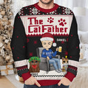 Christmas The Catmother Cat Lovers - Personalized Unisex Ugly Sweater