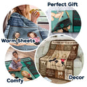 Reasons Why You Are My Bestie - Personalized Fleece Blanket, Sherpa Blanket