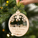 Our First Christmas - Personalized Wooden Cutout Ornament