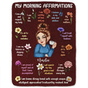 Affirmation Blanket - Personalized Fleece Blanket, Sherpa Blanket