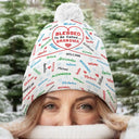 Gift For Grandma,Gift For Grandpa,Gift For Grandparents,Love,Christmas - Blessed To Be Called - Personalized Bobble Beanie Hat