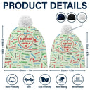 Gift For Grandma,Gift For Grandpa,Gift For Grandparents,Love,Christmas - Blessed To Be Called - Personalized Bobble Beanie Hat