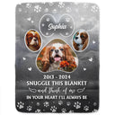 Pet Lovers, Memorial - Custom Photo In Your Heart I'll Always Be Pet - Personalized Fleece Blanket, Sherpa Blanket