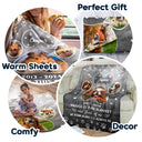 Pet Lovers, Memorial - Custom Photo In Your Heart I'll Always Be Pet - Personalized Fleece Blanket, Sherpa Blanket
