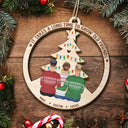 Gift For Bestie - Long Time To Grow Old Friends - Personalized Wooden Cutout Ornament