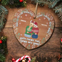 Gift For Bestie - Christmas Friends That Turned Into Family - Personalized Custom Shaped Wooden Ornament
