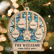 Family - Our Family Kids Pet - Personalized Suncatcher Ornament
