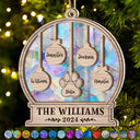Family - Our Family Kids Pet - Personalized Suncatcher Ornament