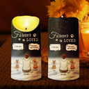 Pet Lovers - Memorial I Miss You Dog Cat - Personalized Flameless LED Candle