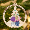 Your Heart And My Heart Are Very Old Friends - Personalized Wooden Cutout Ornament