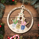 Your Heart And My Heart Are Very Old Friends - Personalized Wooden Cutout Ornament