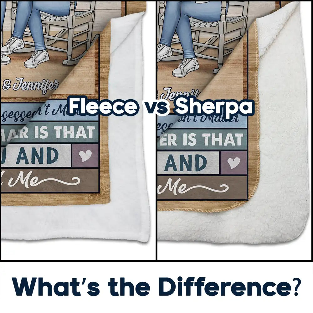 Gift For Couples, Gift For Husband, Gift For Wife, Gift For Boyfriend, Gift For Girlfriend - I Had You And You Had Me Old Couple - Personalized Fleece Blanket, Sherpa Blanket