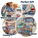 Gift For Couples, Gift For Husband, Gift For Wife, Gift For Boyfriend, Gift For Girlfriend - I Had You And You Had Me Old Couple - Personalized Fleece Blanket, Sherpa Blanket