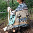 Gift For Couples, Gift For Husband, Gift For Wife, Gift For Boyfriend, Gift For Girlfriend - I Had You And You Had Me Old Couple - Personalized Fleece Blanket, Sherpa Blanket