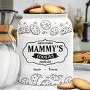 Gift For Mother, Gift For Grandma, Gift For Aunt - Freshly Baked Grandma's Mom's Cookies - Personalized Cookie Jar