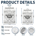 Gift For Mother, Gift For Grandma, Gift For Aunt - Freshly Baked Grandma's Mom's Cookies - Personalized Cookie Jar