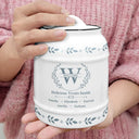 Family,Love - Monogram Family Delicious Treats Inside - Personalized Cookie Jar