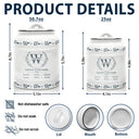 Family,Love - Monogram Family Delicious Treats Inside - Personalized Cookie Jar