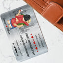 Gift For Couples, Gift For Husband, Gift For Wife, Gift For Boyfriend, Gift For Girlfriend - Sexy Couple You'll Find This Card In A Drawer - Personalized Aluminum Wallet Card