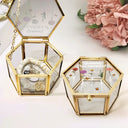 Gift For Mother,Gift For Grandma,Love - Grandma's Garden Birth Flower - Personalized Glass Jewelry Box