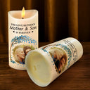 Gift For Mother, Mom - Daughters (Adult), Gift For Daughter, Gift For Son, Mom - Sons - Custom Photo The Love Between Mother & Daughters Is Forever - Personalized Flameless LED Candle