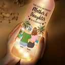 Gift For Mother, Gift For Women, Mom - Daughters (Adult), Happy - The Love Between A Mother & Daughter - Personalized Bottle Light