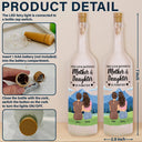 Gift For Mother, Gift For Women, Mom - Daughters (Adult), Happy - The Love Between A Mother & Daughter - Personalized Bottle Light