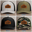 Cool Dad Papa Grandpa The Man The Myth The Legend - Personalized Leather Patch Hat