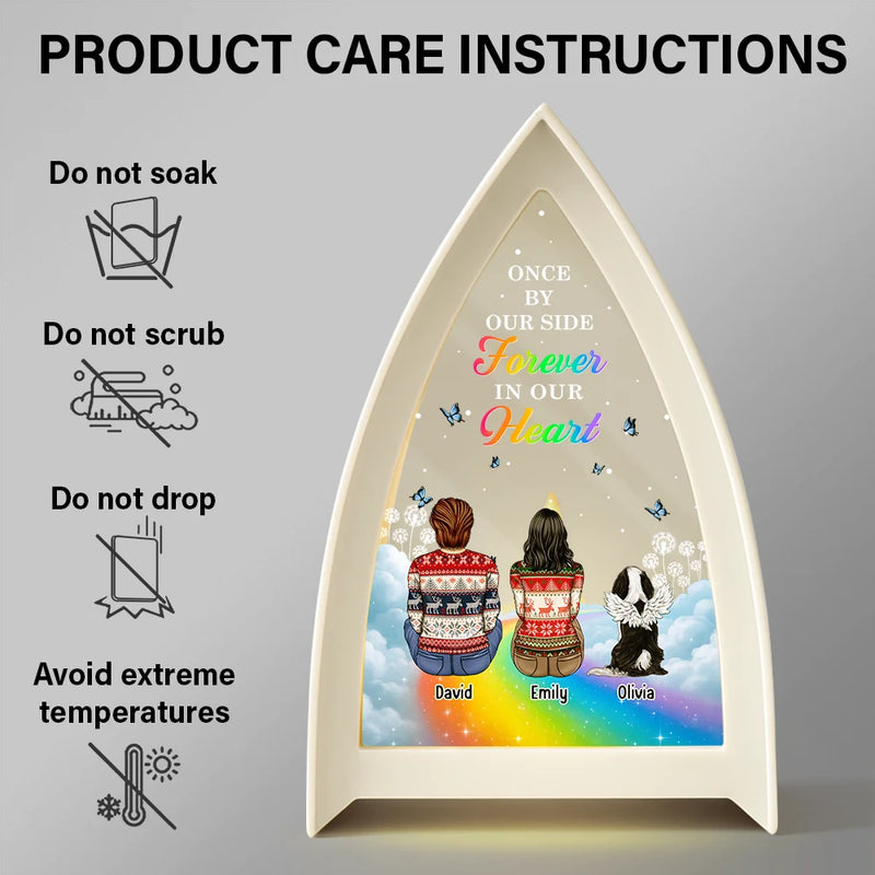 Pet Lovers,Memorial,Pet Mom,Pet Dad,Cat Lovers,Cat Mom,Cat Dad,Dog Lovers,Dog Mom,Dog Dad,Sad,Gift For Women,Gift For Men,Christmas,Dog Couple,Cat Couple,Pet Couple - Memorial Dog Cat When Tomorrow Starts Without Me - Personalized Tabletop Lantern Light