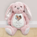 Gift For Kids,Gift For Grandkids,Gift For Daughter,Gift For Son,Memorial,French,Non-Eng,Photo,Sympathetic - Photo Personnalisable Un Câlin Venu Du Ciel - Peluche Lapin Personnalisée