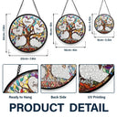 Family - Family Unbreakable Bond Tree Of Life - Personalized Stained Glass Window Hanging Suncatcher