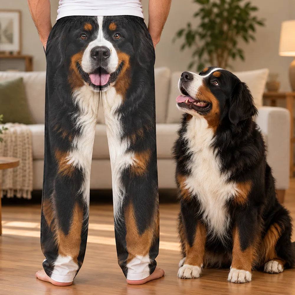 Christmas,Custom Photo,Humorous,Pet Lovers,Remove BG Photo,Top Market - Gag Gift For Pet Lovers - Personalized Custom Photo Funny Pet Face Pajama Pants