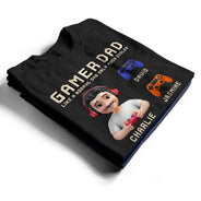 Dad - Children,Gift For Father,Gaming,Non-Eng,Icon,Humorous - Gamer Dad Only Much Cooler - Personalized T Shirt