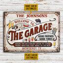 Garage Grilling Red Listen To The Good Music Custom Classic Metal Signs