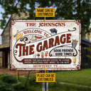 Garage Grilling Red Listen To The Good Music Custom Classic Metal Signs