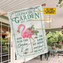 Garden Floral Art Find My Soul Custom Flag