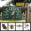 Garden Floral Art Find My Soul Green Custom Classic Metal Signs