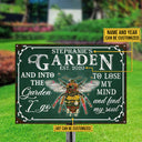 Garden Floral Art Find My Soul Green Custom Classic Metal Signs