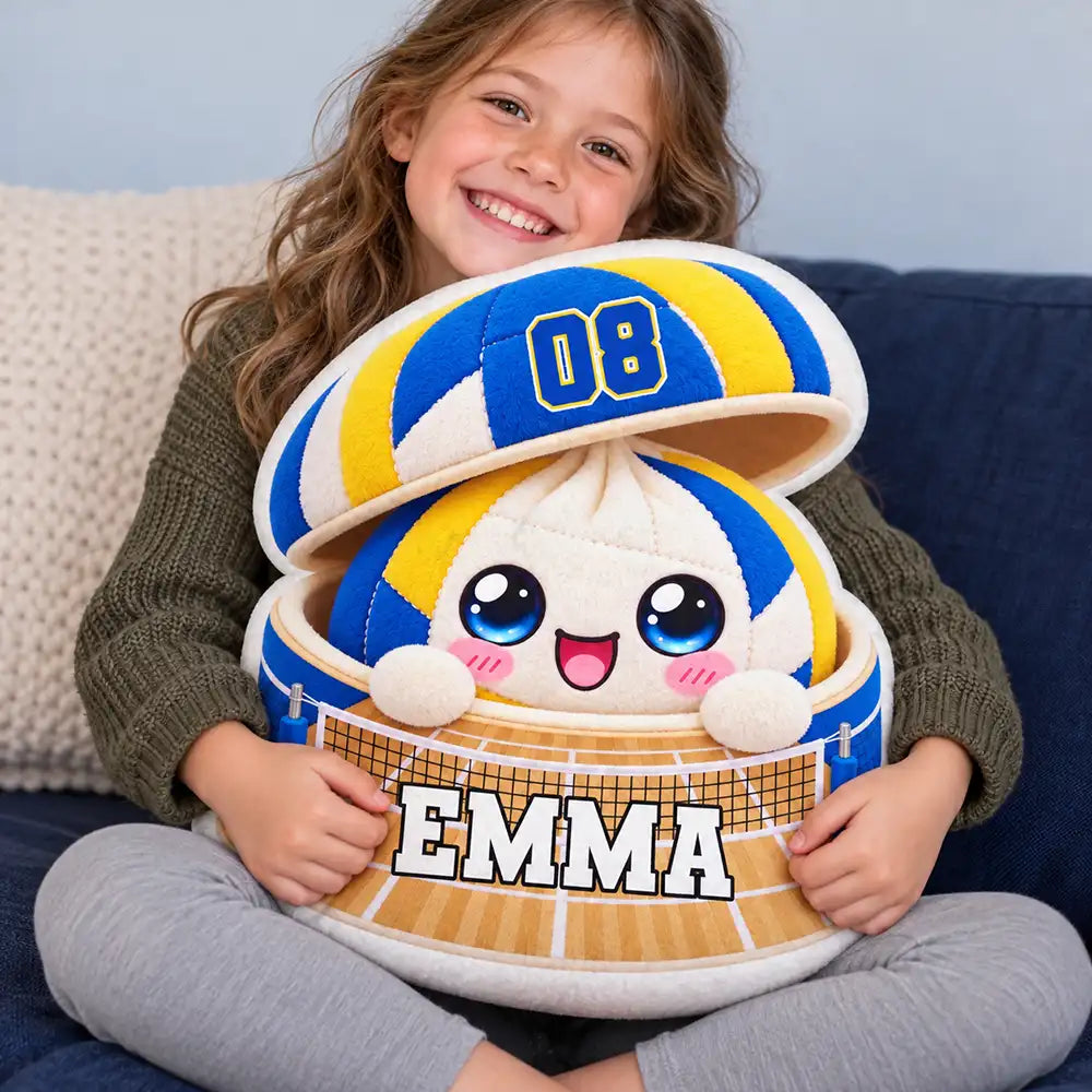 Baseball,Christmas,Gift For Kids,Icon,Playful,Top Market - Gift For Kid Boys Girls - Personalized Name Number & Cute Squishy Dumpling Ball Sport Pillow
