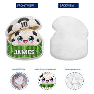 Baseball,Christmas,Gift For Kids,Icon,Playful,Top Market - Gift For Kid Boys Girls - Personalized Name Number & Cute Squishy Dumpling Ball Sport Pillow