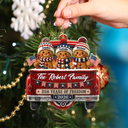 Independence Day,America 250th,Christmas,Proud,Family,Icon - Gingerbread 250 Years Of Freedom - Personalized Custom Shaped Acrylic Ornament