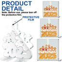 Christmas,Non-Eng,Family - Gingerbread Characters Family Together 2025 - Personalized Custom Shaped Acrylic Ornament