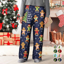 Gift For Women,Gift For Grandma,Love,Christmas - Gingerbread Cookie World Full Of Grandmas - Personalized Pajama Pants