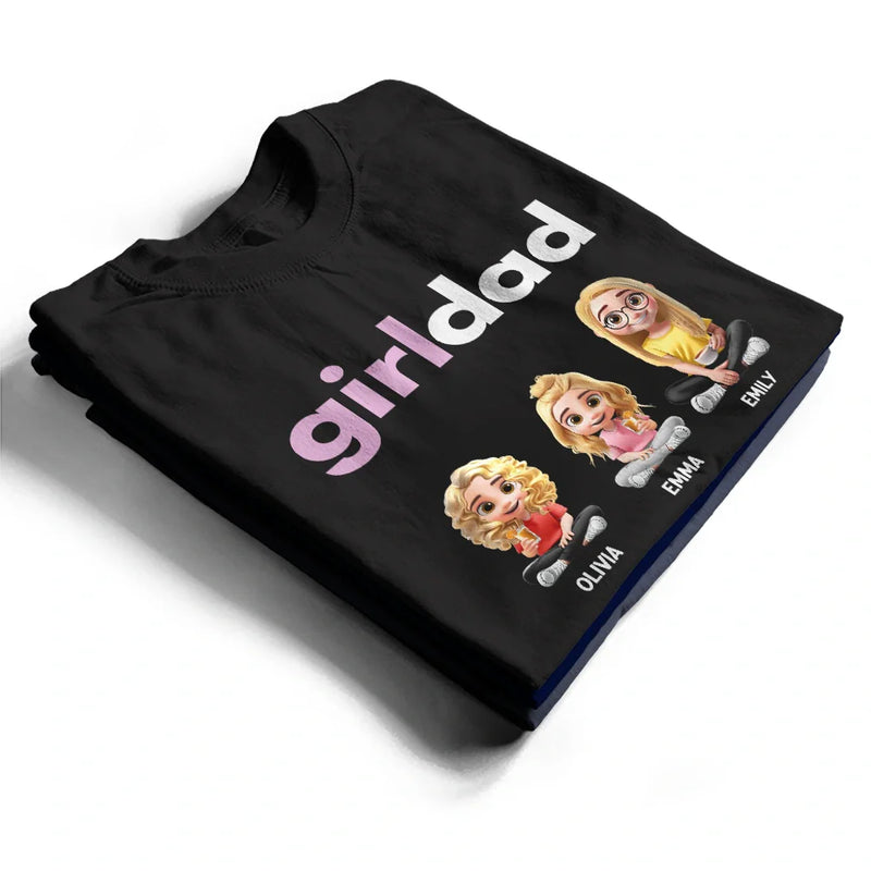 Gift For Father,Dad,Daughters  - Girldad - Personalized T Shirt