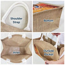 Gift For Women,Gift For Yourself,Gift For Bestie,Beach,Travel,Happy,Summer - Girls Trip - Personalized Jute Tote Bag