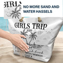 Gift For Bestie, Beach, Summer, Happy, Gift For Women - Girls Trip A Lot Of Laughter & Memories - Personalized Beach Bag